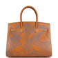 Birkin Sellier 30 "Zouaves Et Dragons" Naturel Sable Butler Palladium Hardware