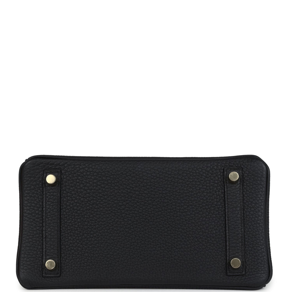 Hermès Special Order (HSS) Birkin 25 Black Verso Togo Brushed Gold Hardware