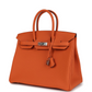 Birkin 35 Orange Togo Palladium Hardware