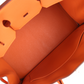Birkin 35 Orange Togo Palladium Hardware