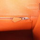 Birkin 35 Orange Togo Palladium Hardware