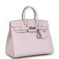 Birkin Sellier 25 Mauve Pale Epsom Palladium Hardware