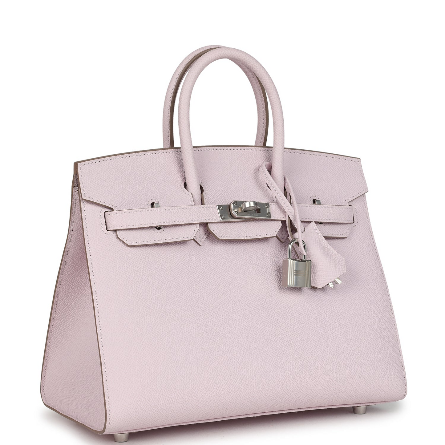 Birkin 25 Mauve Pale Epsom Palladium Hardware