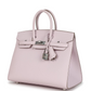 Birkin 25 Mauve Pale Epsom Palladium Hardware
