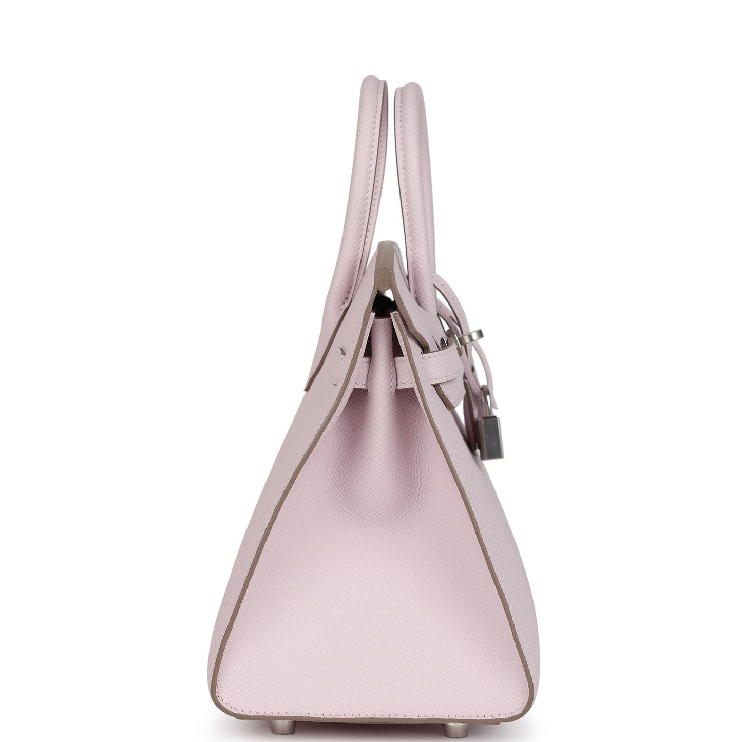 Birkin Sellier 25 Mauve Pale Epsom Palladium Hardware