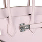 Birkin Sellier 25 Mauve Pale Epsom Palladium Hardware