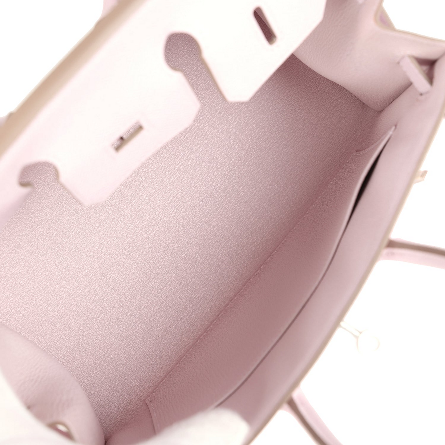 Birkin 25 Mauve Pale Epsom Palladium Hardware