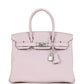 Birkin 30 Mauve Pale Clemence Palladium Hardware