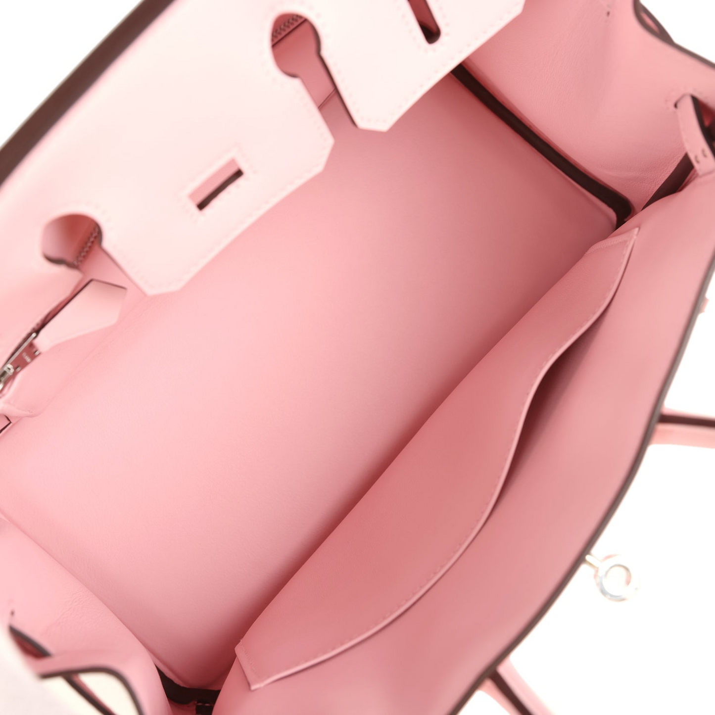 Birkin 25 Rose Sakura Swift Palladium Hardware