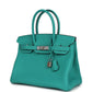 Birkin 30 Vert Verone Togo Palladium Hardware