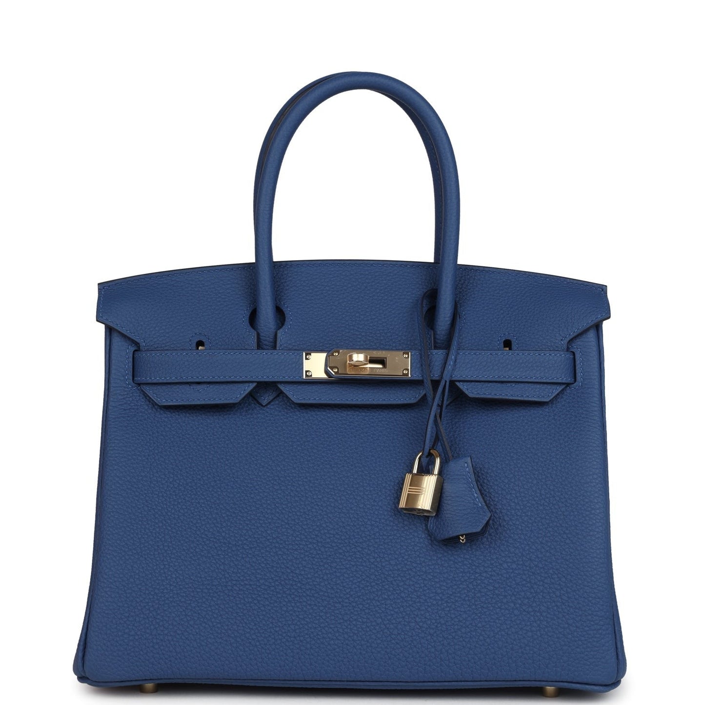 Birkin 30 Bleu Tie Togo Permabrass Hardware