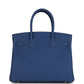 Birkin 30 Bleu Tie Togo Permabrass Hardware