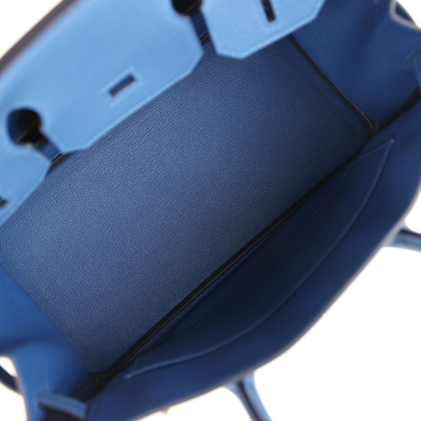 Birkin 30 Bleu Tie Togo Permabrass Hardware