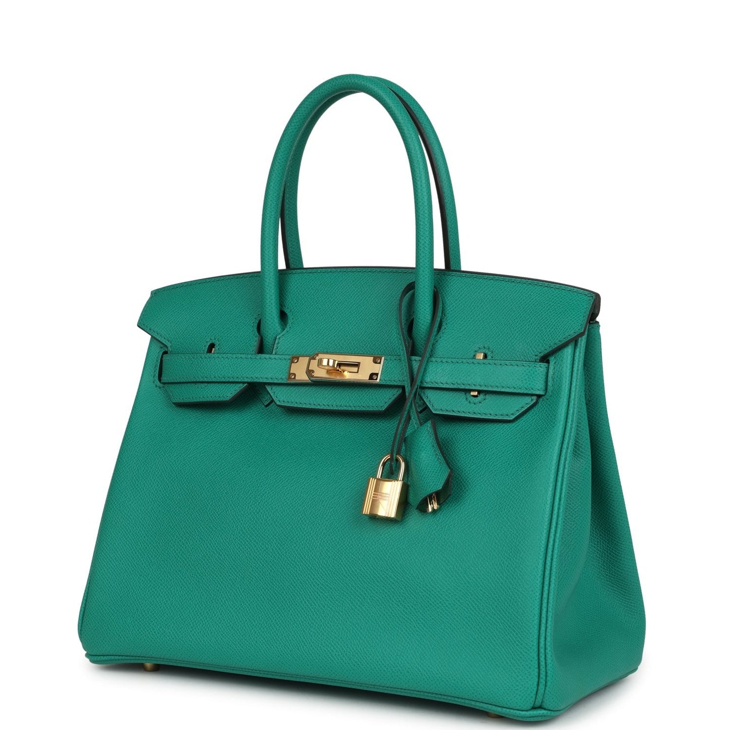 Birkin 30 Vert Jade Epsom Gold Hardware
