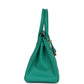 Birkin 30 Vert Jade Epsom Gold Hardware