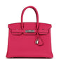 Birkin 30 Rose Mexico Togo Palladium Hardware