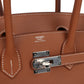 Shoulder Birkin Light 29 Gold Evercolor Palladium Hardware