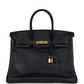 Birkin 35 Black Jonathan Gold Hardware