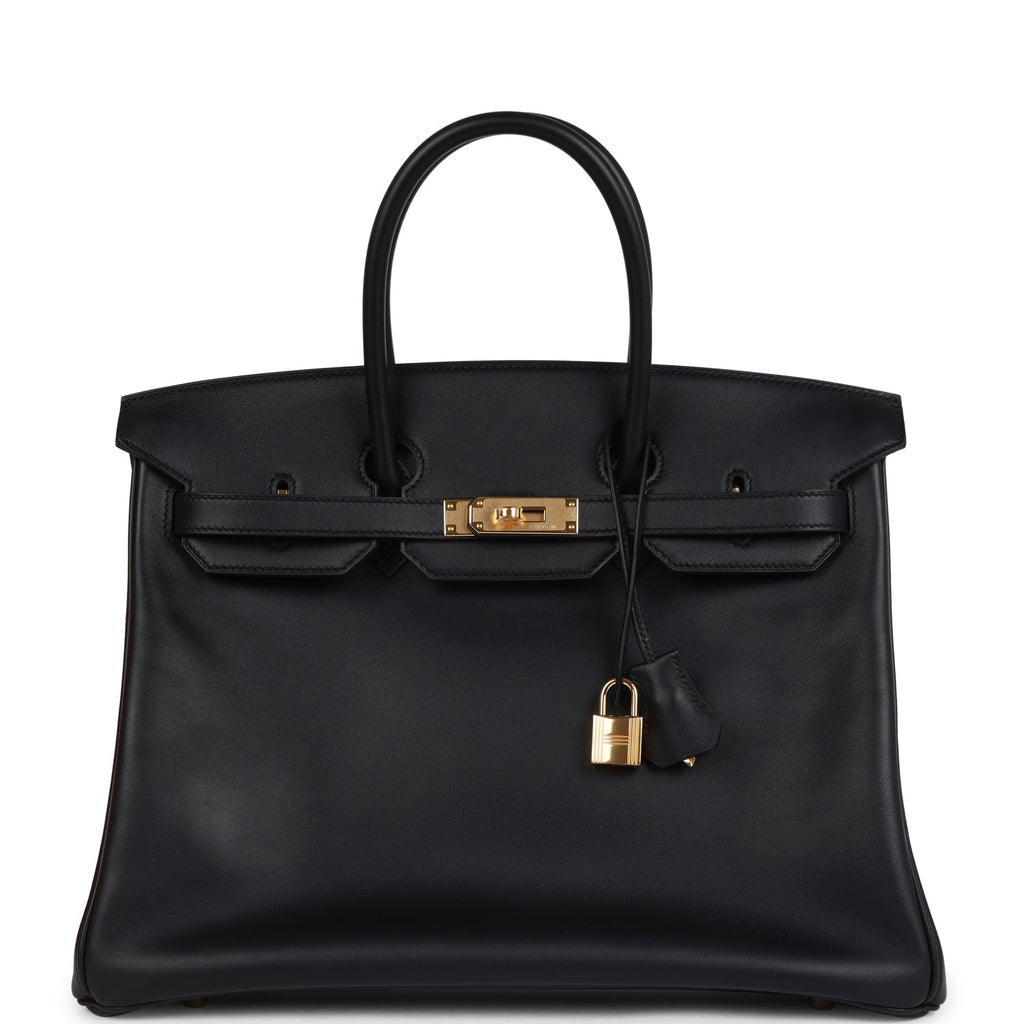 Birkin 35 Black Jonathan Gold Hardware