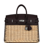 Birkin 25 Rouge Sellier Swift Palladium Hardware