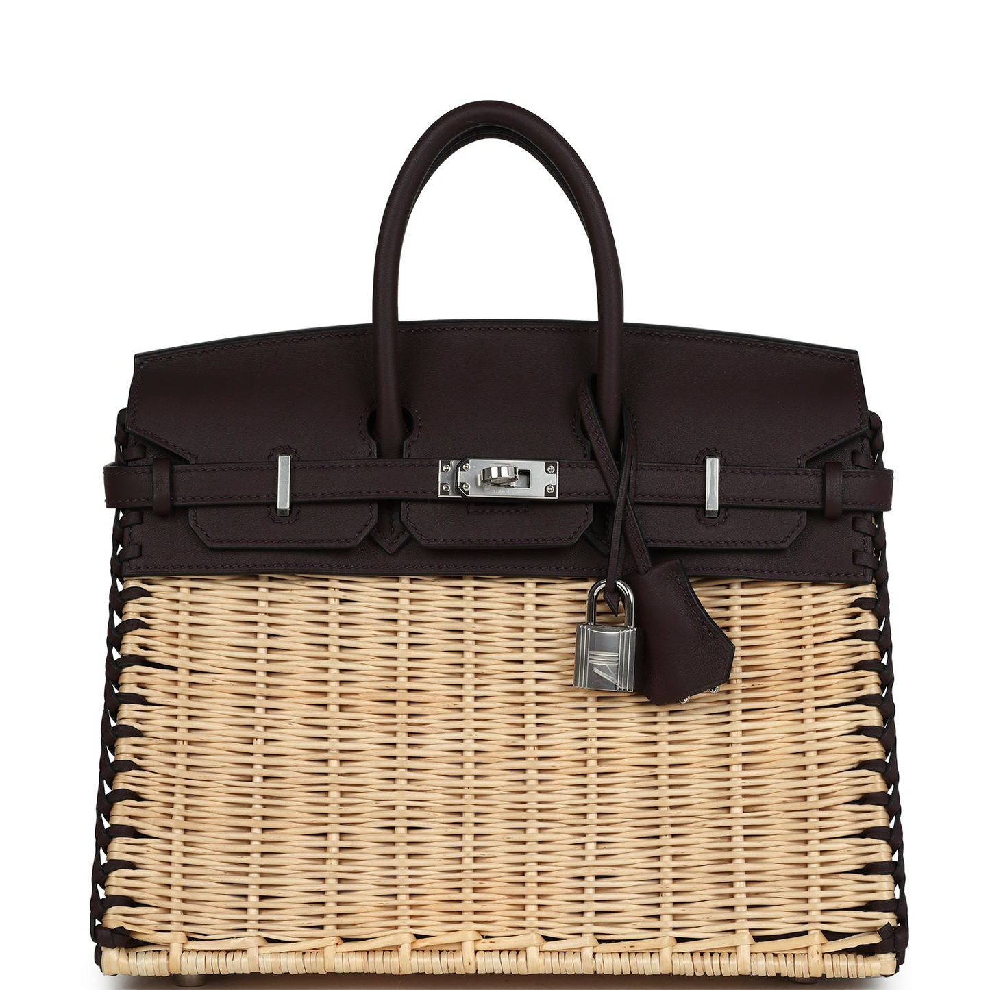 Birkin 25 Rouge Sellier Swift Palladium Hardware