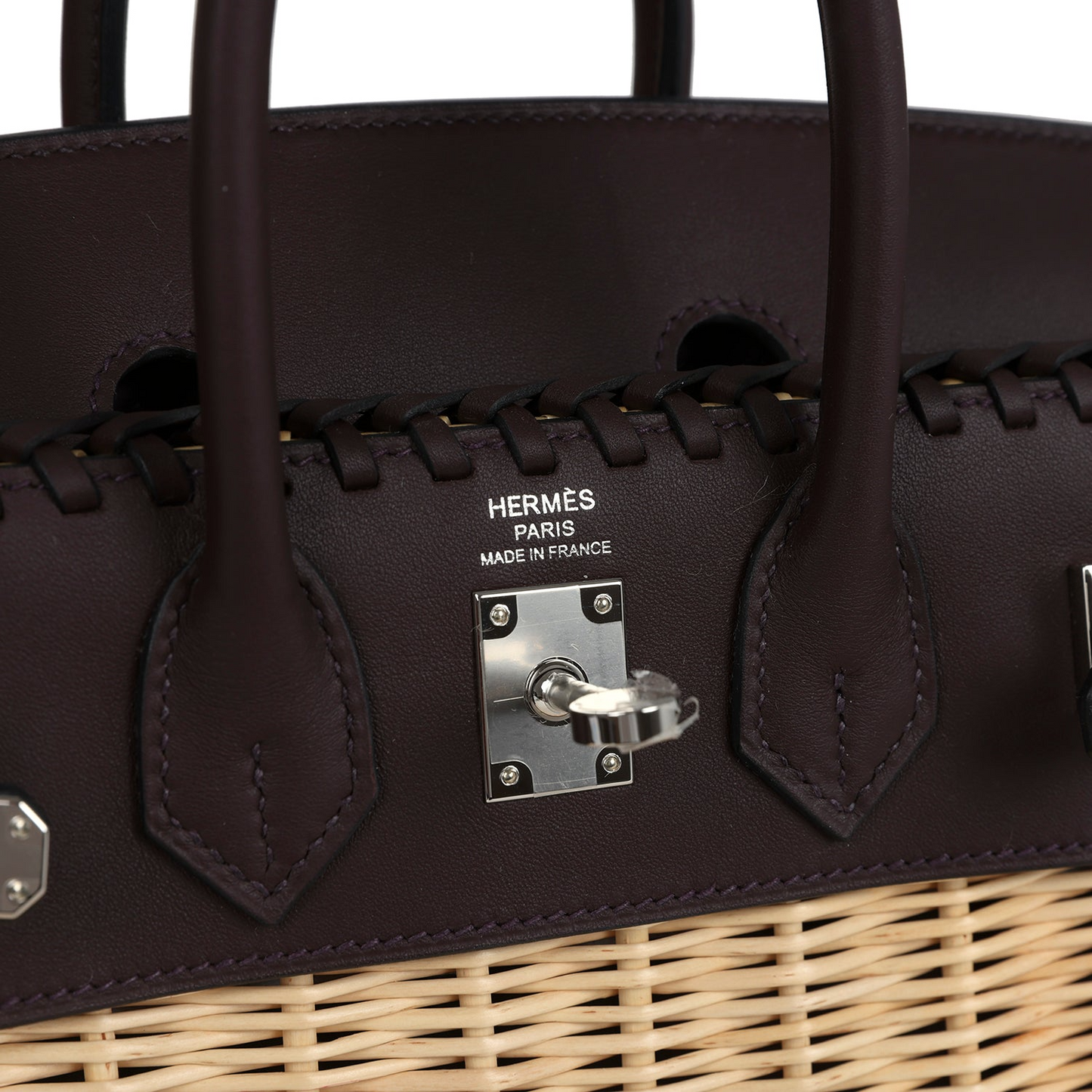 Birkin 25 Rouge Sellier Swift Palladium Hardware