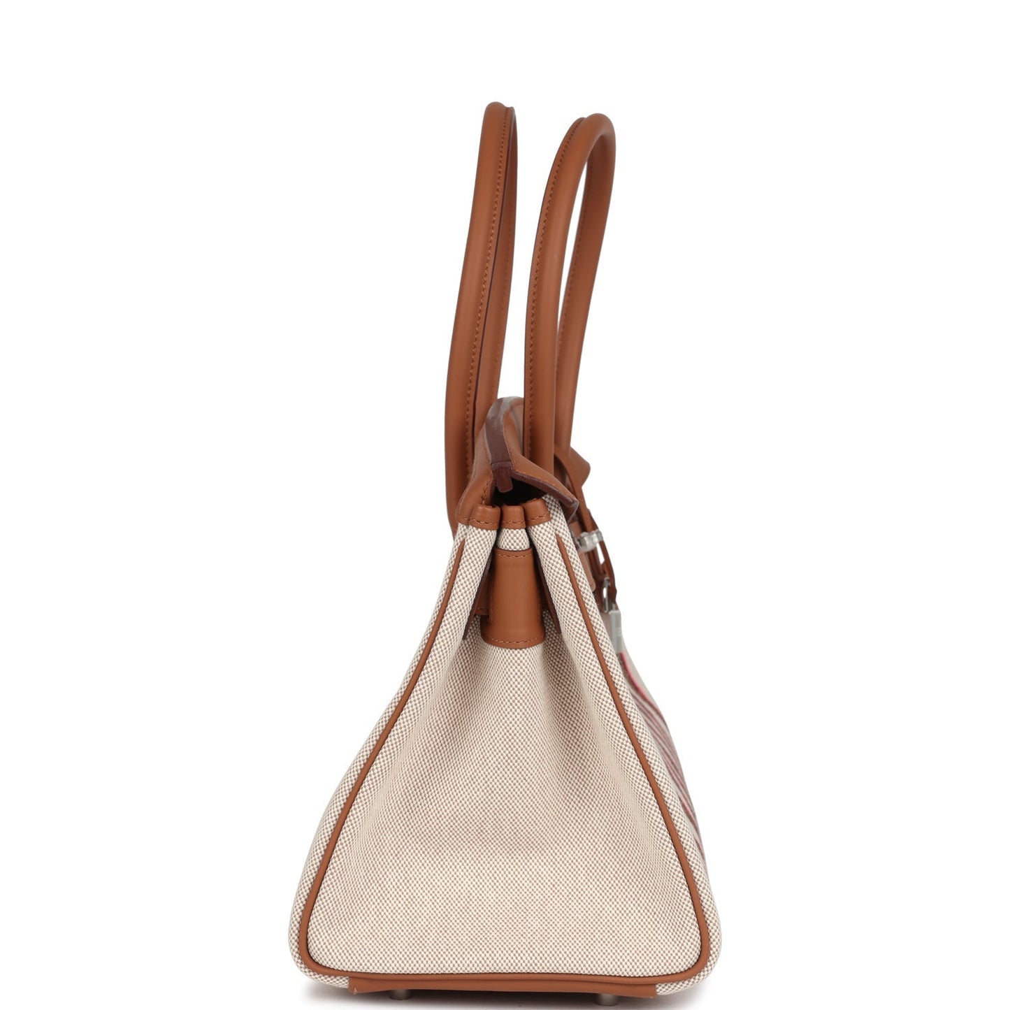 Shoulder Birkin Light 39 Multicolor Toile and Gold Swift Palladium Hardware