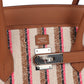 Shoulder Birkin Light 39 Multicolor Toile and Gold Swift Palladium Hardware