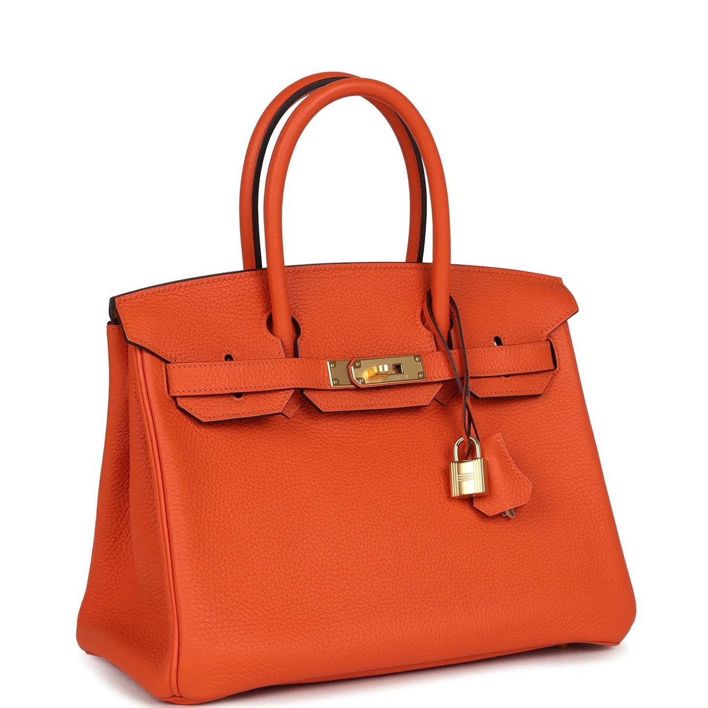 Birkin 30 Feu Togo Gold Hardware