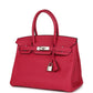 Birkin 30 Framboise Togo Palladium Hardware