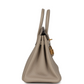 Birkins 25 Gris Tourterelle Togo Gold Hardware