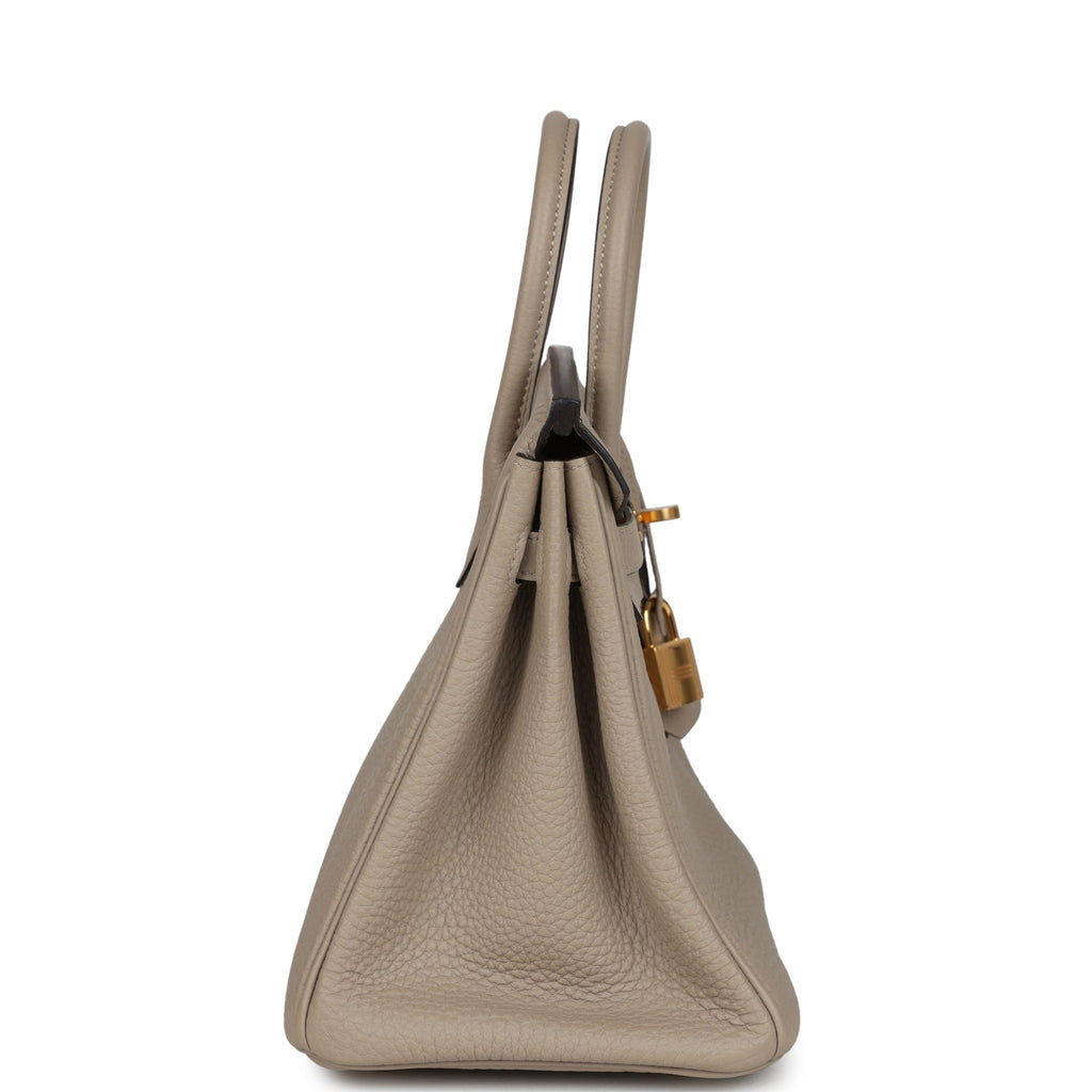 Birkins 25 Gris Tourterelle Togo Gold Hardware