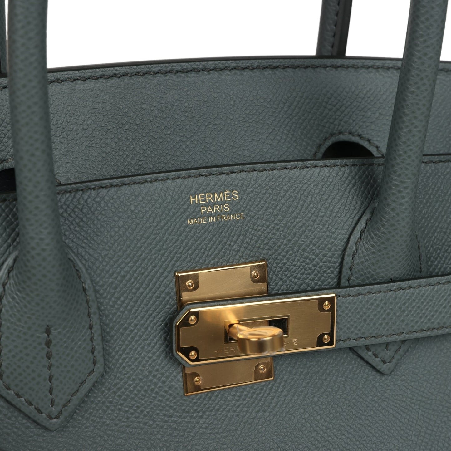 Vert Amande Epsom Gold Hardware