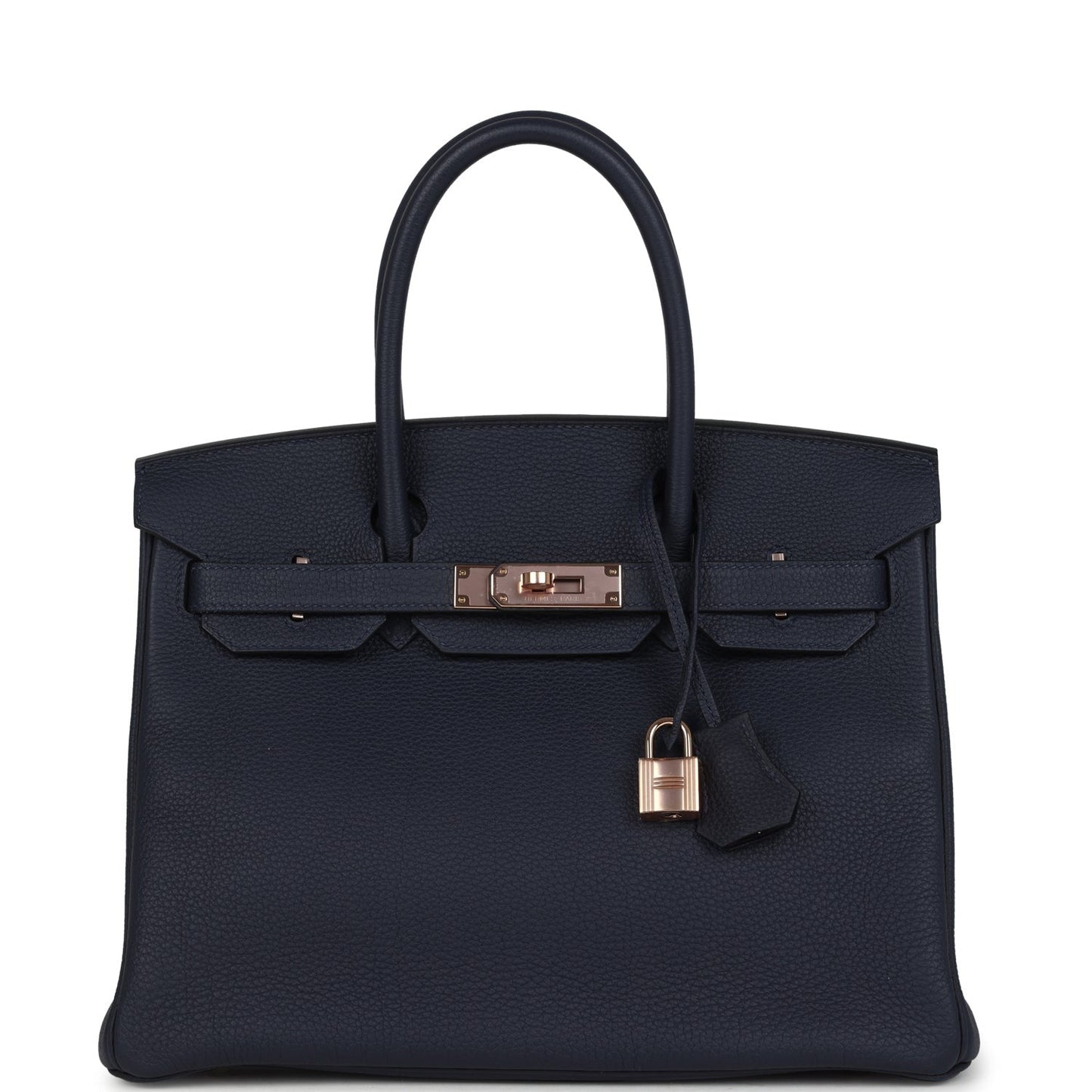 Birkin 30 Bleu Nuit Togo Rose Gold Hardware