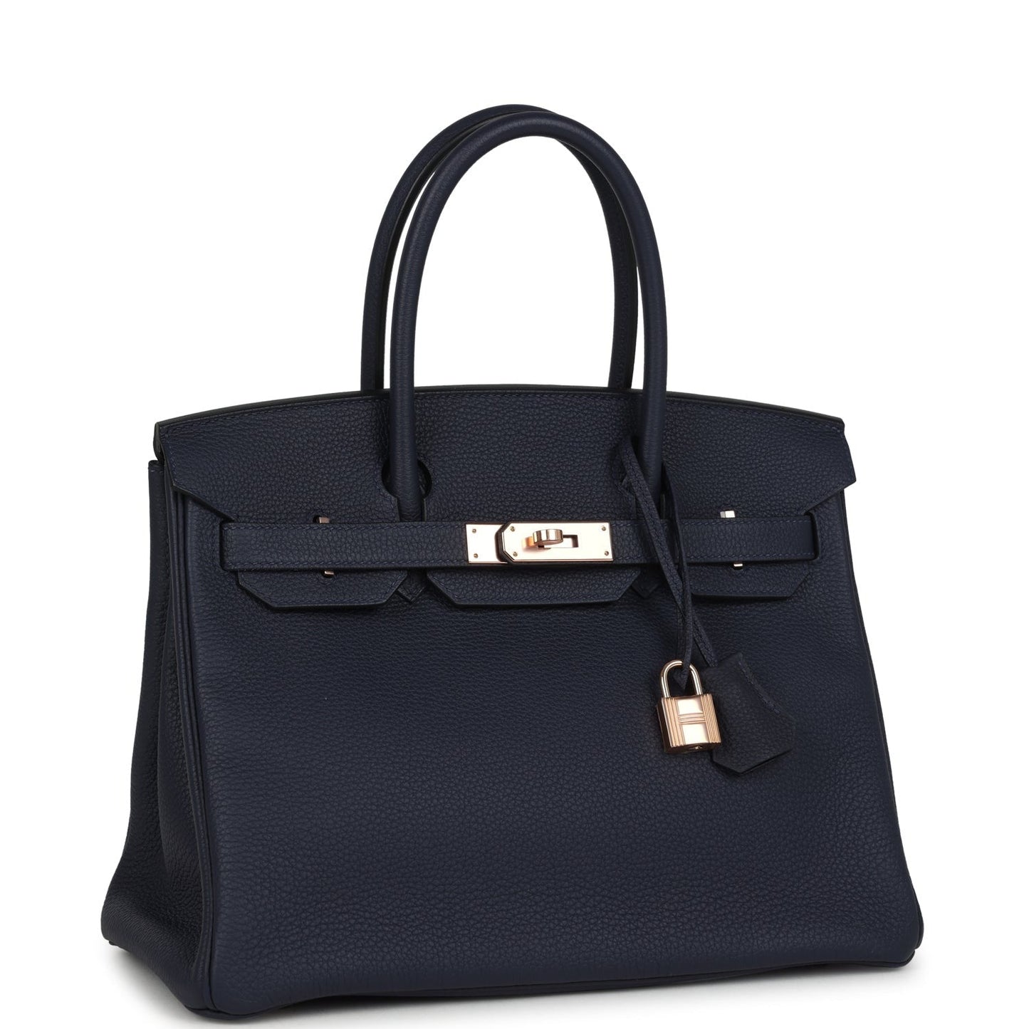 Birkin 30 Bleu Nuit Togo Rose Gold Hardware