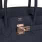 Birkin 30 Bleu Nuit Togo Rose Gold Hardware