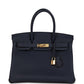Birkin 30 Bleu Nuit Togo Gold Hardware