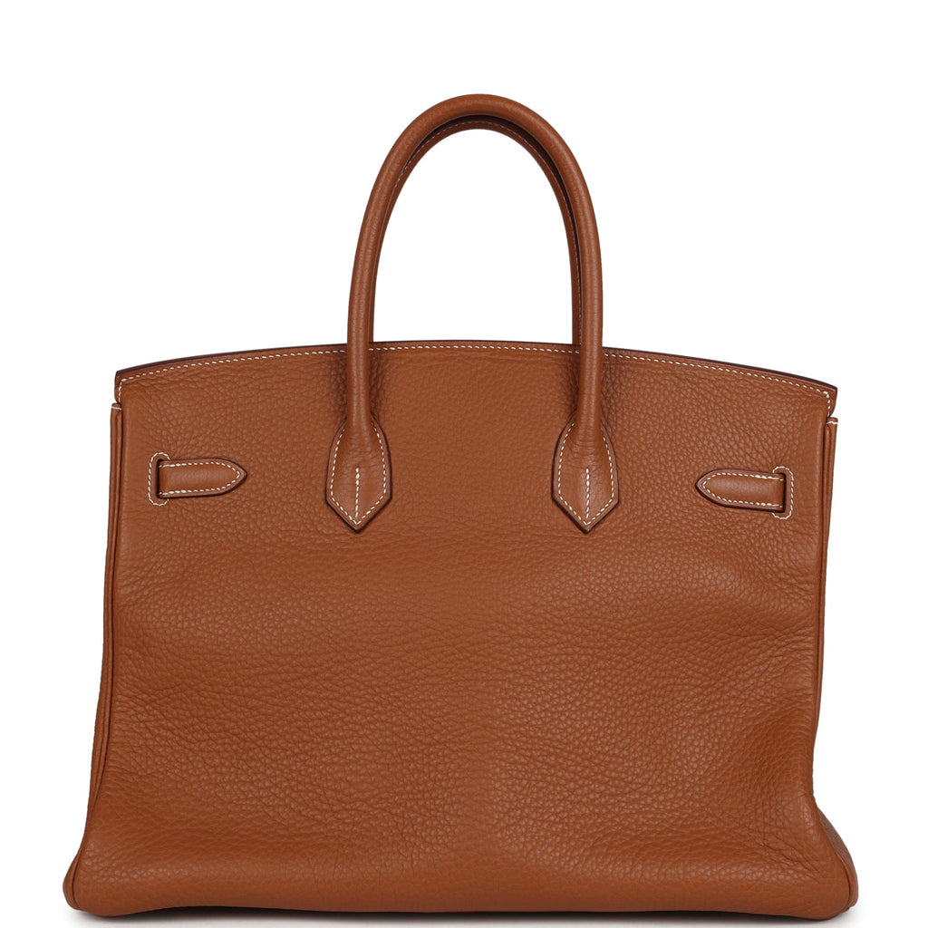 Vintage Birkin 35 Gold Clemence Gold Hardware