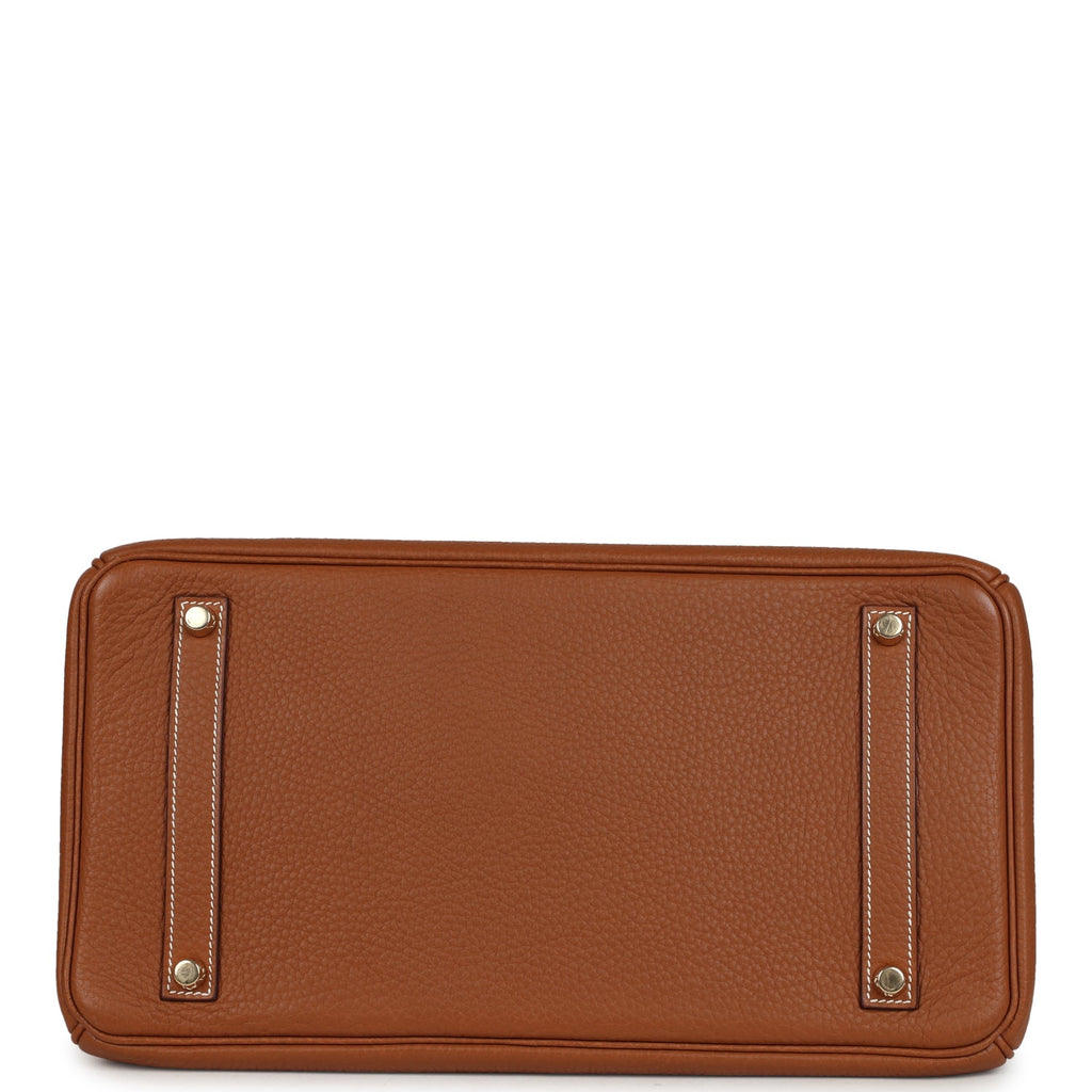 Vintage Birkin 35 Gold Clemence Gold Hardware