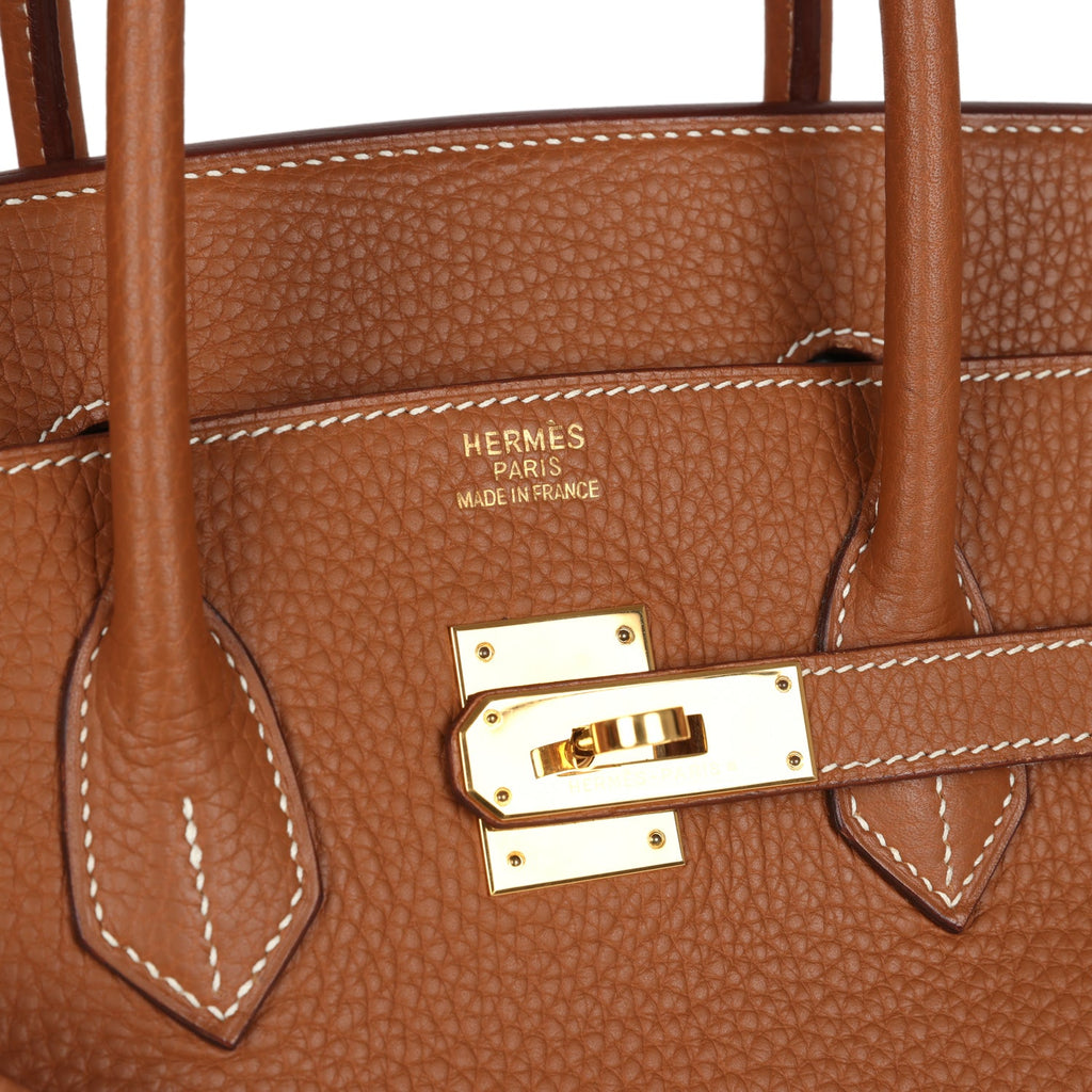 Vintage Birkin 35 Gold Clemence Gold Hardware