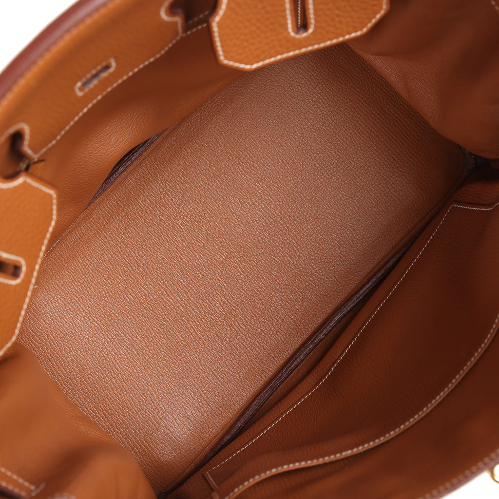 Vintage Birkin 35 Gold Clemence Gold Hardware