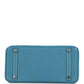 Vintage Hermès Birkin 30 Blue Jean Clemence Palladium Hardware