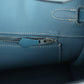Vintage Hermès Birkin 30 Blue Jean Clemence Palladium Hardware
