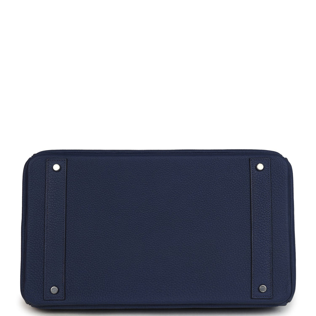 Birkin 40 Bleu Saphir Togo Palladium Hardware