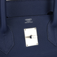 Birkin 40 Bleu Saphir Togo Palladium Hardware