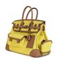 Birkin Cargo 35 Jaune Citron Toile and Chai Swift Palladium Hardware