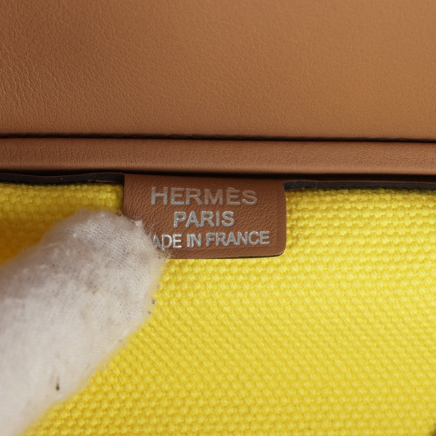 Birkin Cargo 35 Jaune Citron Toile and Chai Swift Palladium Hardware