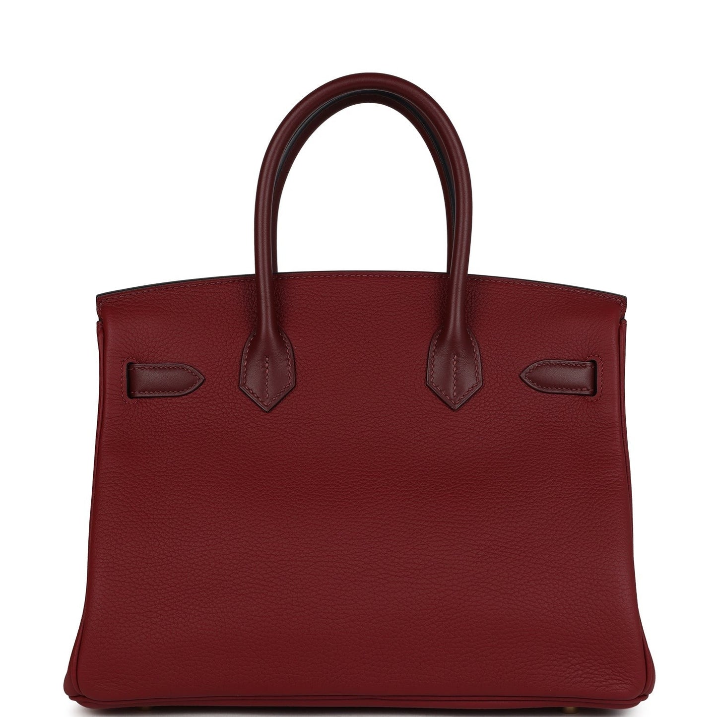 Birkin 30 Rouge H Verso Sombrero and Clemence Touch Gold Hardware