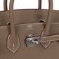 Birkins 25 Etoupe Togo Palladium Hardware