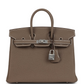 Birkins 25 Etoupe Togo Brushed Palladium Hardware